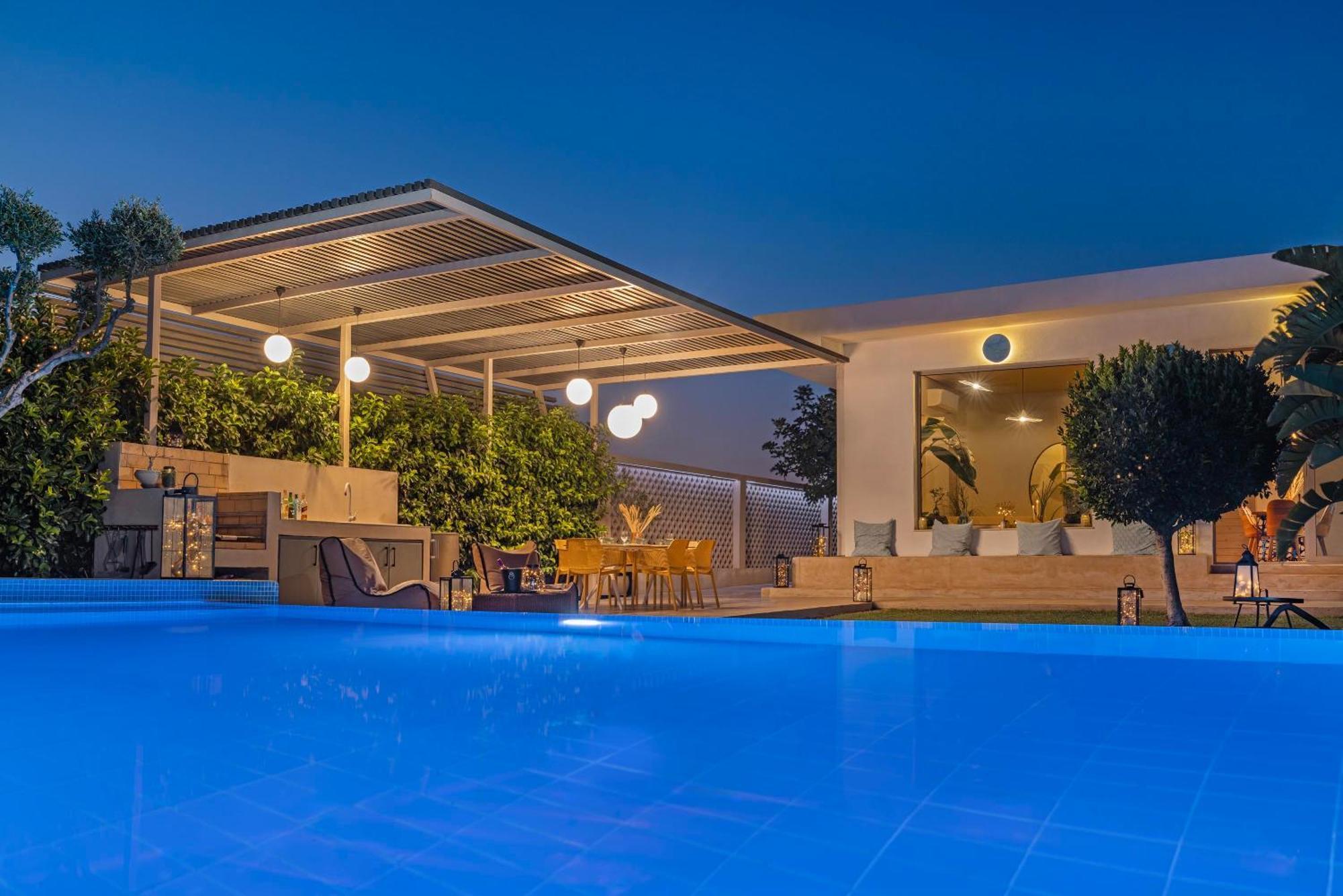 Gaia Blue Villa Kolymbia Esterno foto