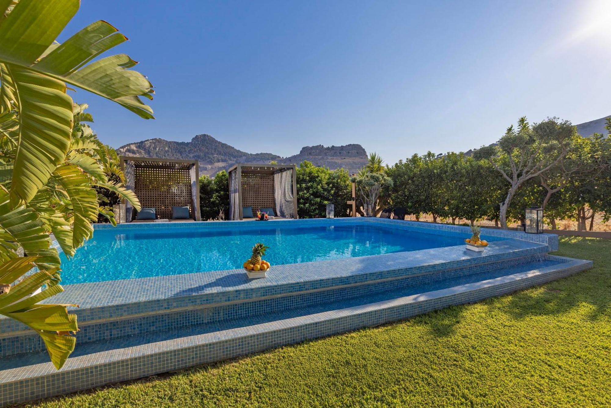 Gaia Blue Villa Kolymbia Esterno foto