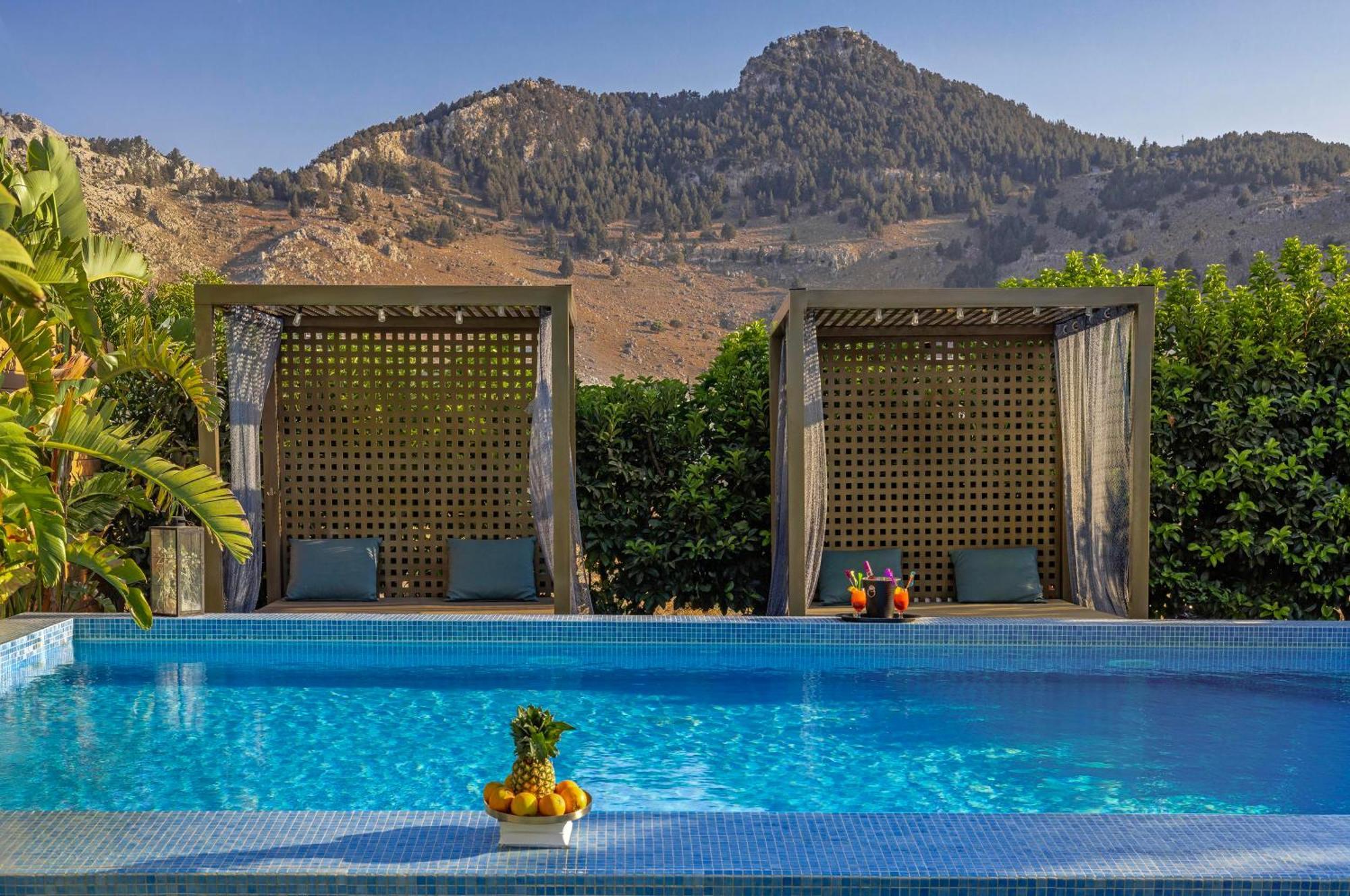 Gaia Blue Villa Kolymbia Esterno foto