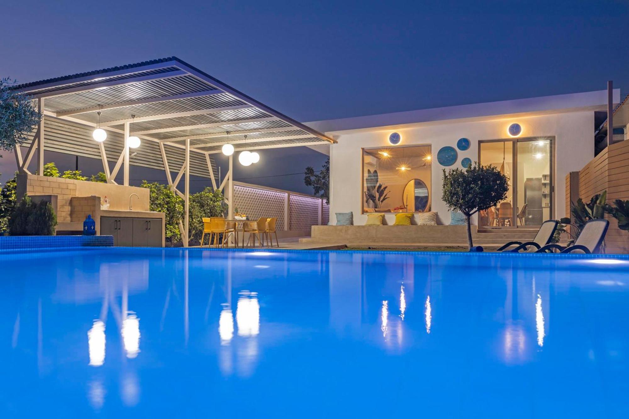 Gaia Blue Villa Kolymbia Esterno foto